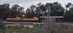 BNSF power in Stuart Mesa